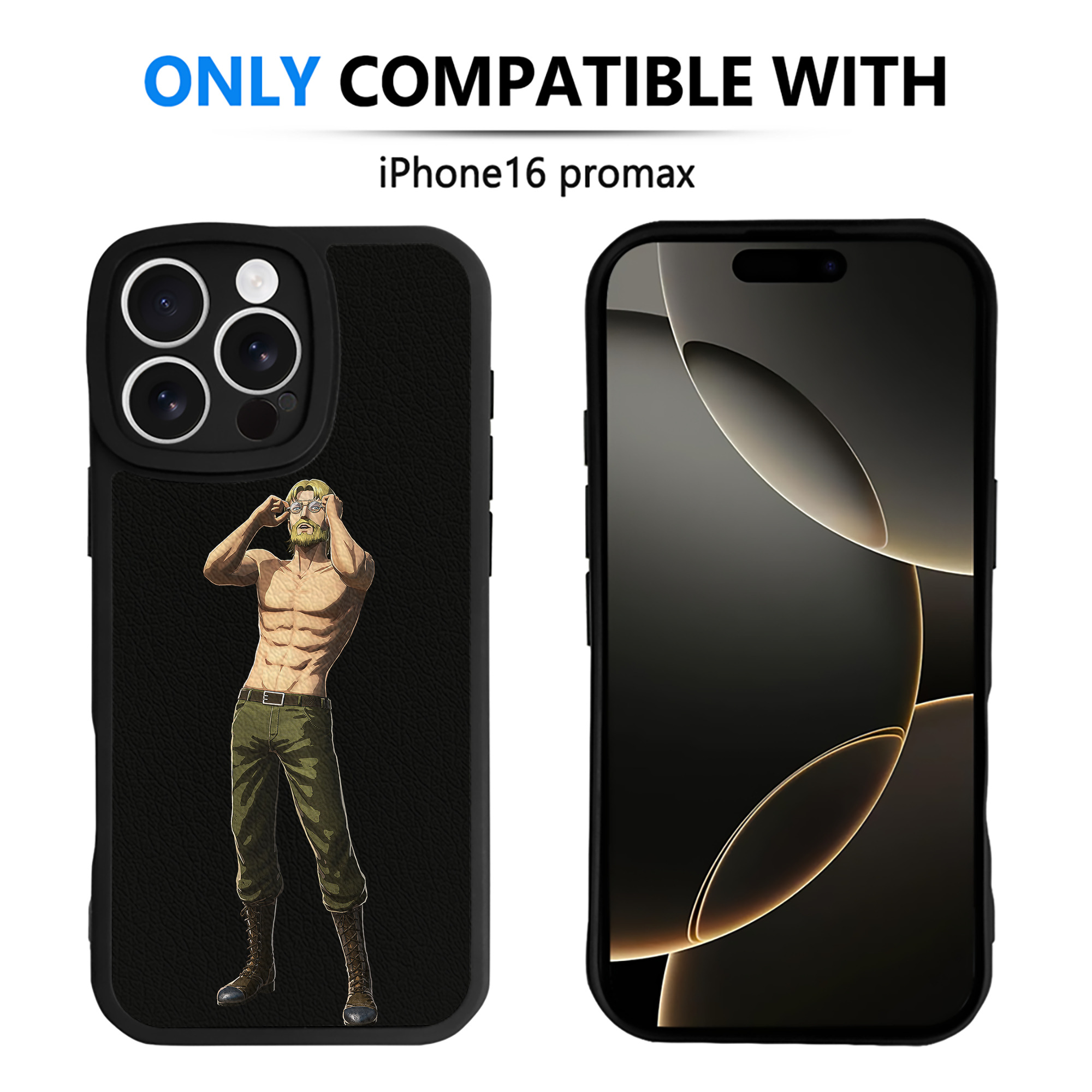 （画像用） 進撃の巨人 Attack on Titan 【iPhone 16シリーズ対応】シリコンスマホケース（レザー調） 材質：シリコン